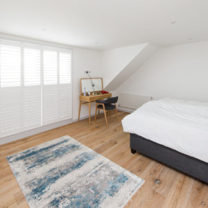 The two sea-facing bedrooms now have flat ceilings and have so much more usable space